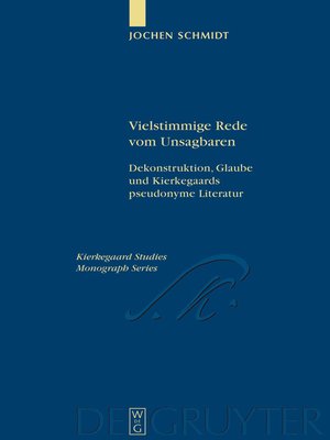 cover image of Vielstimmige Rede vom Unsagbaren